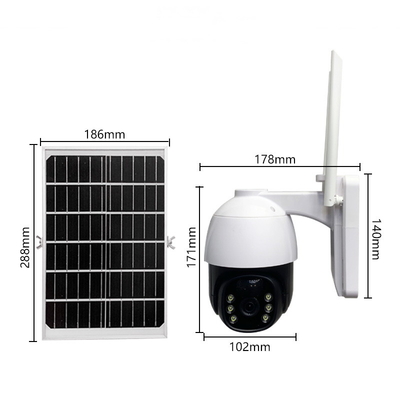 Sistema de cámara de seguridad exterior con acceso remoto y visión nocturna