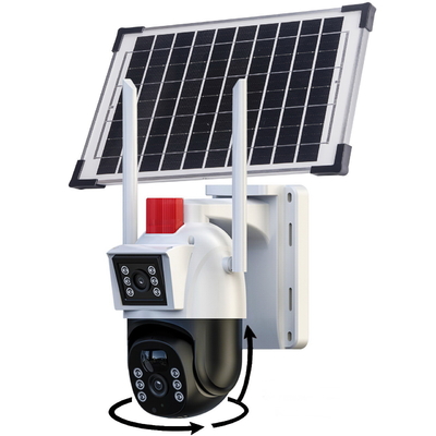 Cámara de seguridad solar de control remoto con audio bidireccional para vigilancia al aire libre