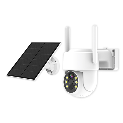 Cámara de exterior inalámbrica 1080P con visión nocturna Cámara de energía solar con aplicación móvil