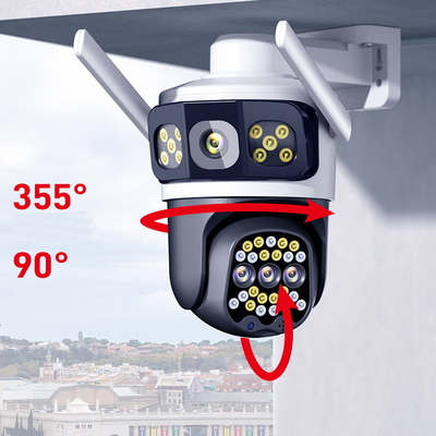 Cámara de energía solar exterior/interior de resolución 1080P con ONVIF para monitoreo móvil