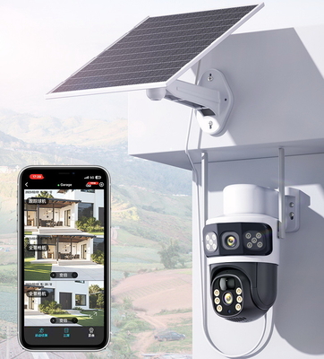 Sistema de cámaras de seguridad de exterior con energía solar 1080P
