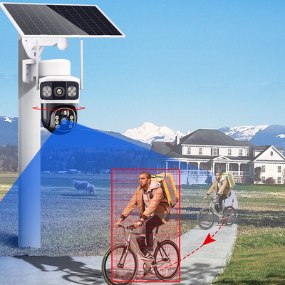 1920x1080P Cámara solar al aire libre con monitoreo remoto inteligente Cámara de energía solar