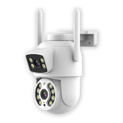 IP66 Monitor a prueba de tiempo 1080p Cámara solar inalámbrica PTZ Sistema de cámara de seguridad