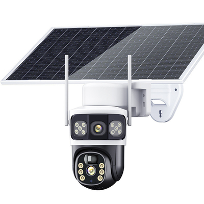 Cámara de seguridad inalámbrica de nube solar 1080p IP66 a prueba de intemperie para IOS / Android