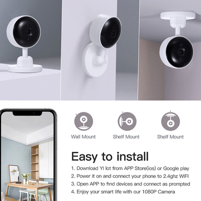 Smart HD Night Vision Baby Monitor con conversación bidireccional y pantalla de temperatura ambiente