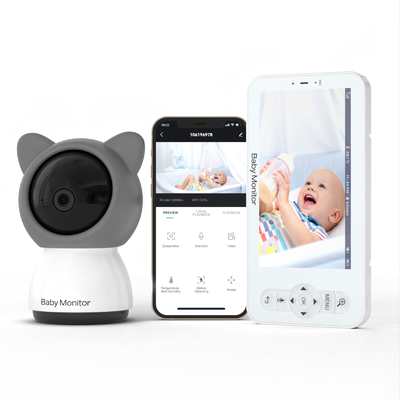 1080p HD cámara de monitoreo de bebés con visión nocturna detección de movimiento visión remota