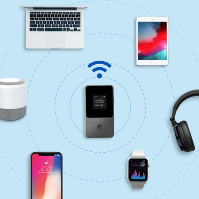 Hotspot Wi-Fi portátil con carga USB y pantalla LCD Dispositivo Wi-Fi portátil